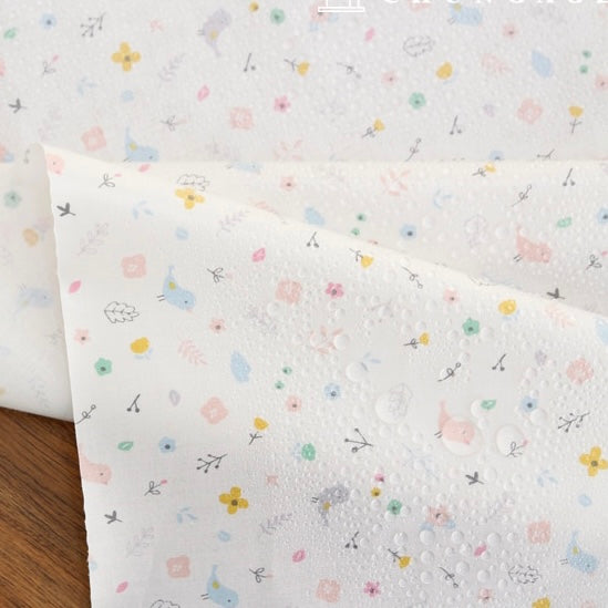 Korea | 花鳥小圖案 | TPU clothing waterproof fabric TPU薄膜防水