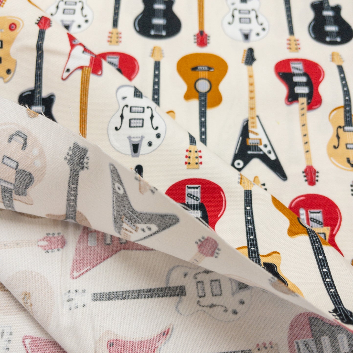 Japan | guitar 結他 | cotton printed oxford 純棉