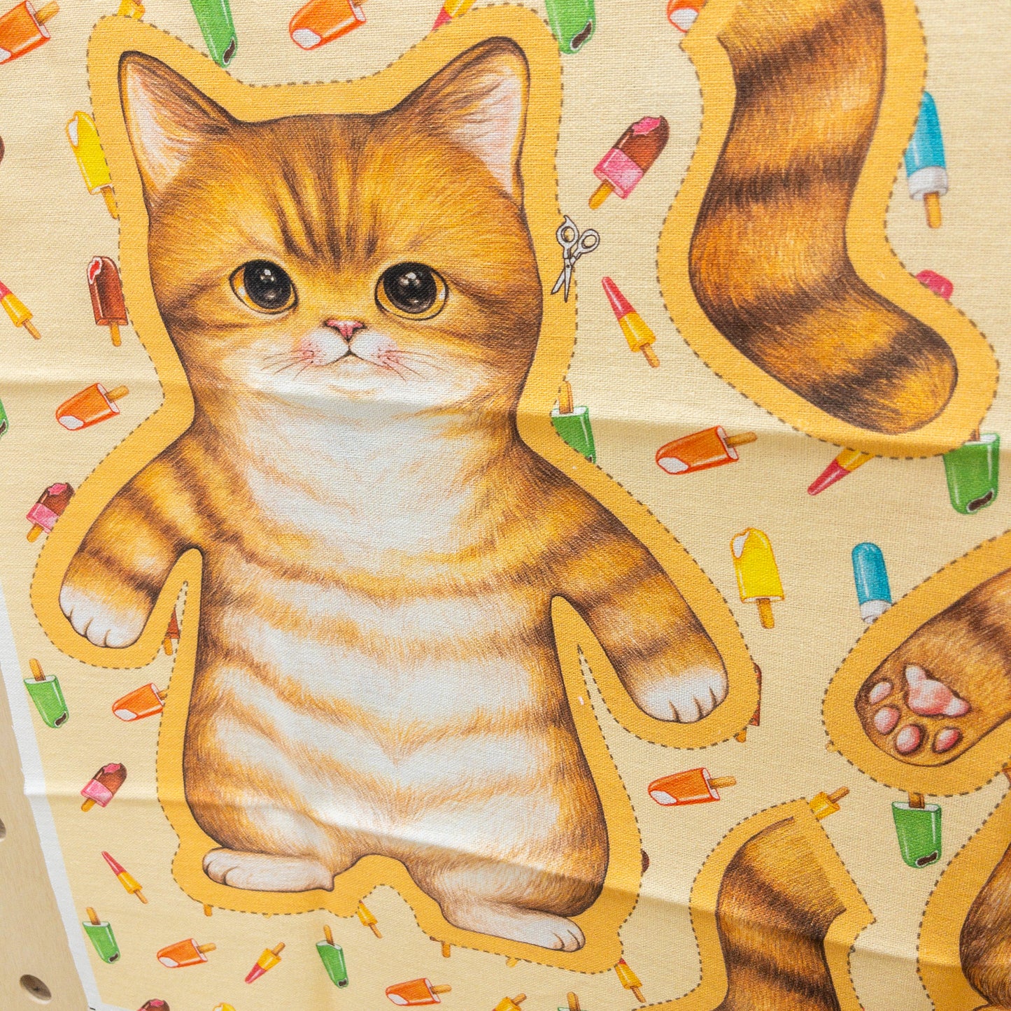 Unclecat 貓叔叔 | diy fabric for making cat doll "Coin" | cotton linen 棉麻