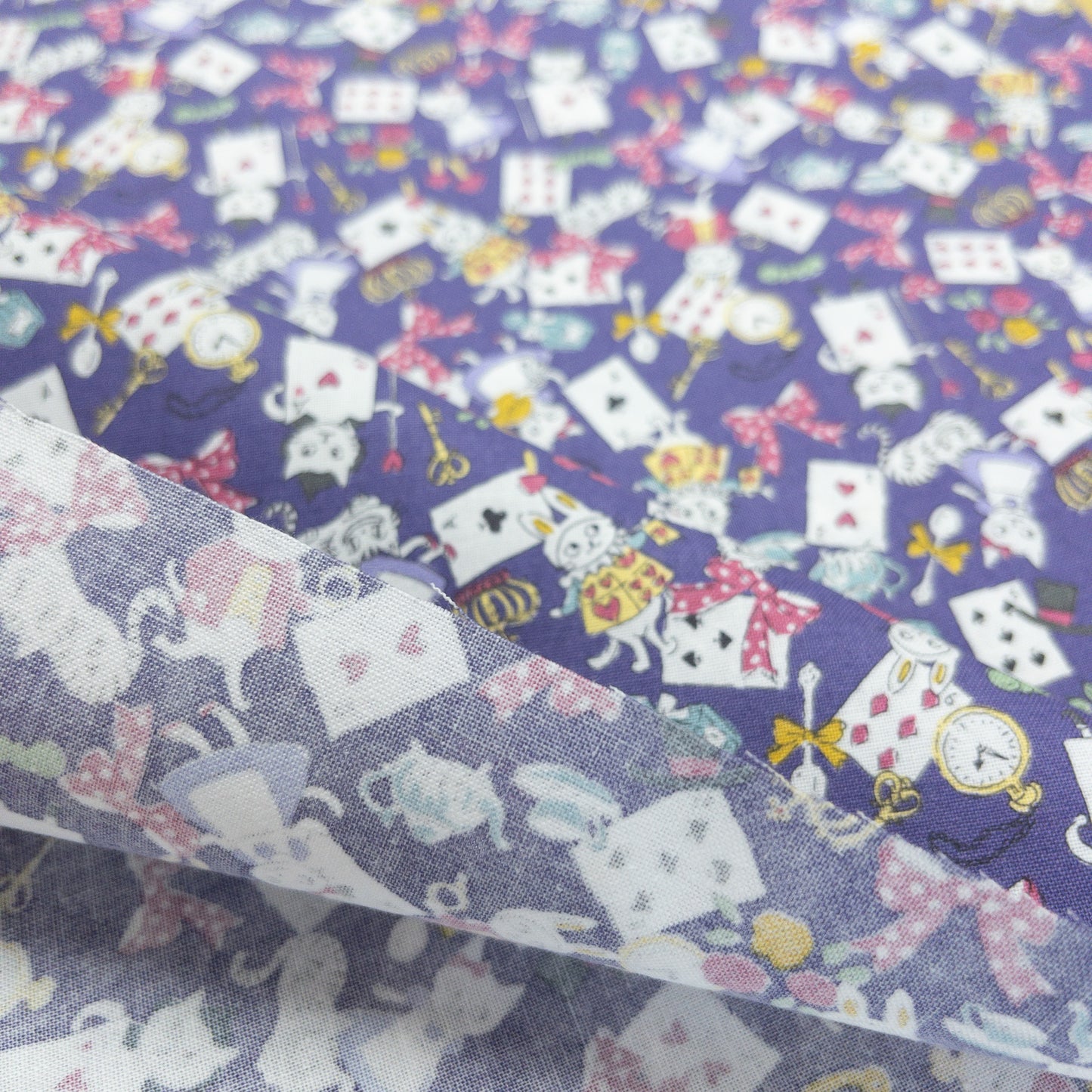Japan | Alice cat 愛麗絲貓貓 | cotton printed oxford