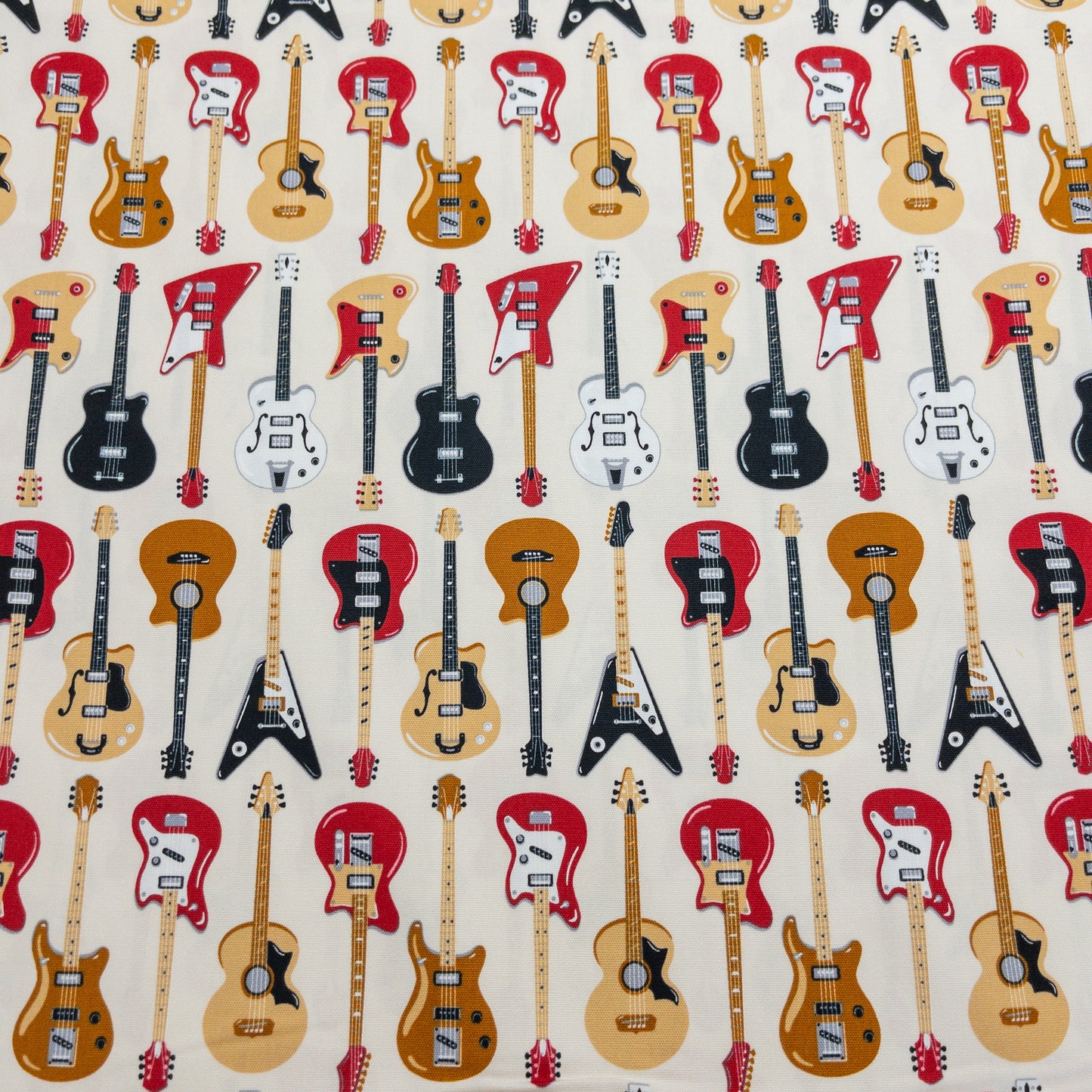 Japan | guitar 結他 | cotton printed oxford 純棉