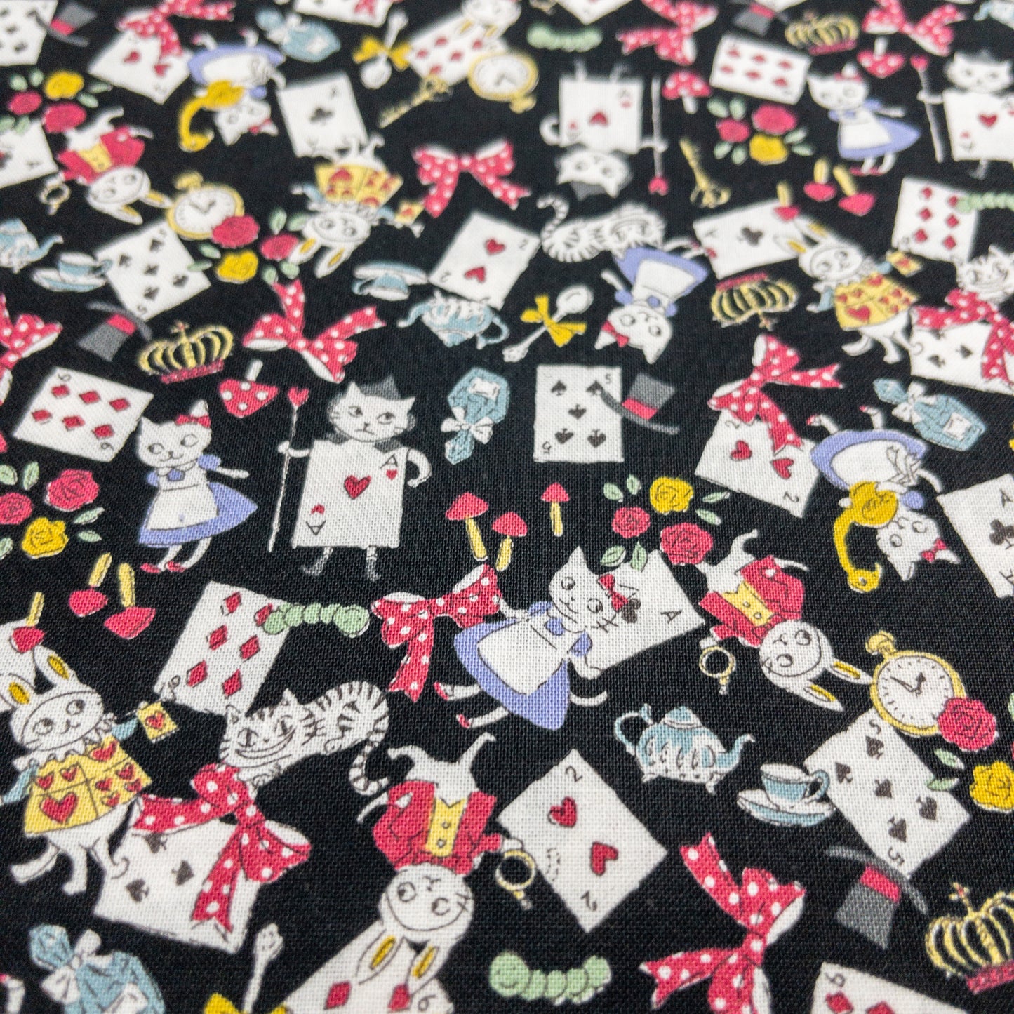 Japan | Alice cat 愛麗絲貓貓 | cotton printed oxford