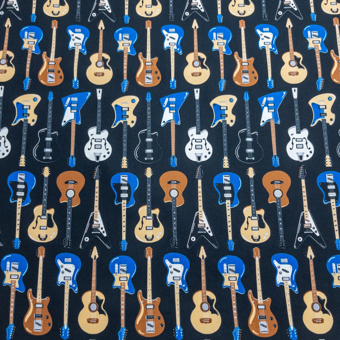 Japan | guitar 結他 | cotton printed oxford 純棉