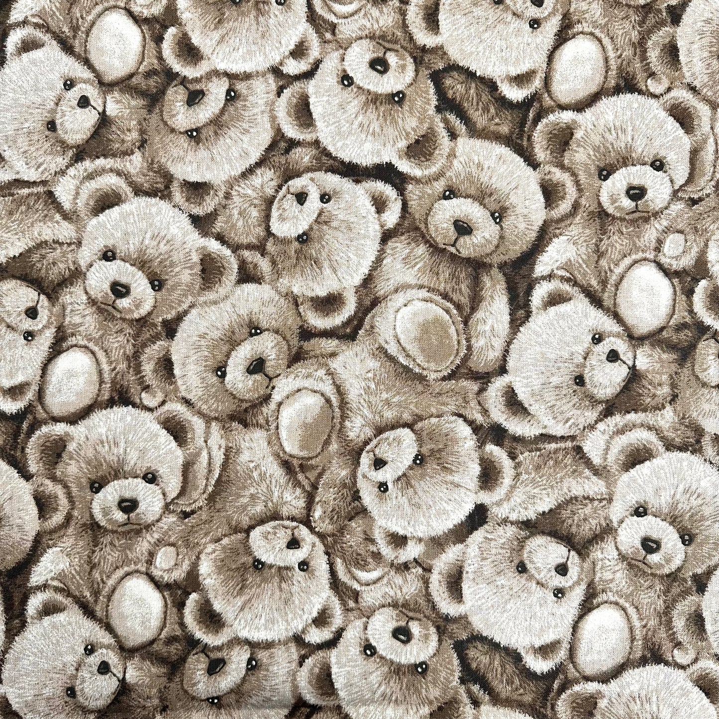 Japan | teddy bear 密集啤啤熊 | cotton linen 棉麻