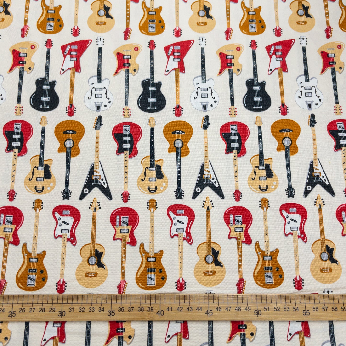Japan | guitar 結他 | cotton printed oxford 純棉