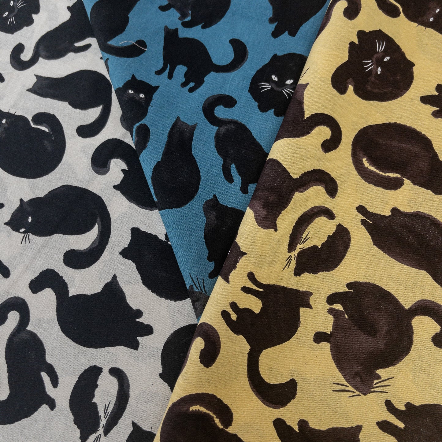 Japan | koti kissa 黑貓 | cotton printed canvas 純棉