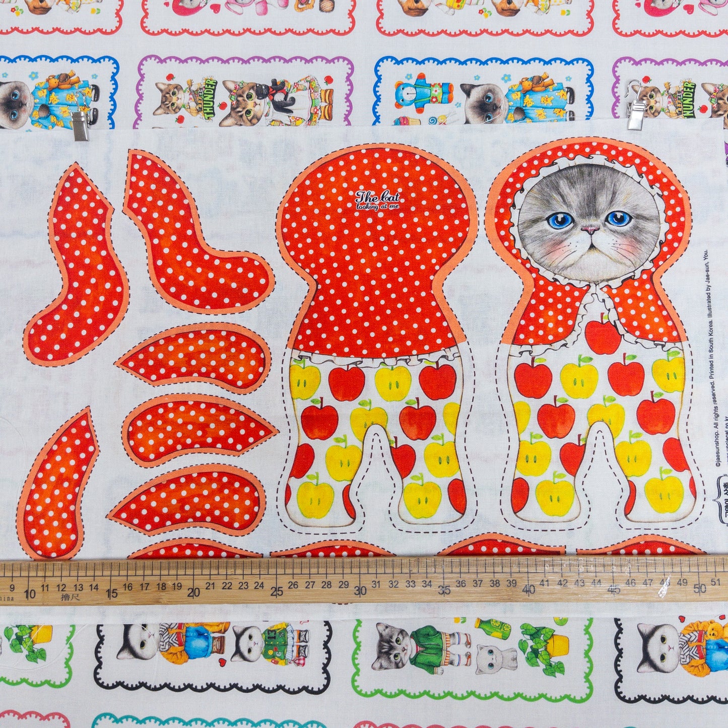 Unclecat 貓叔叔 | diy fabric for making cat doll "Rumi" | cotton linen 棉麻