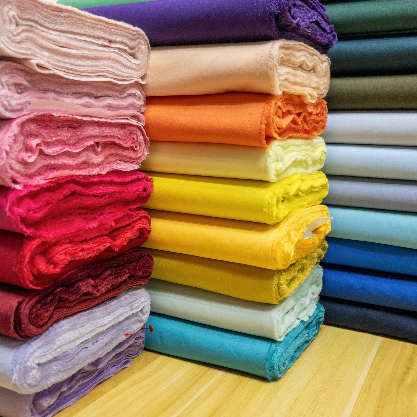 Japan | solid 純色薄棉 | cotton broadcloth 純棉 - 42colors
