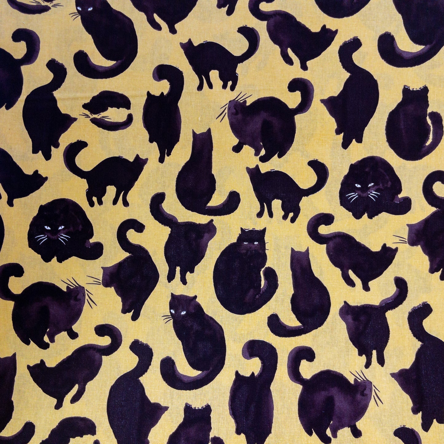 Japan | koti kissa 黑貓 | cotton printed canvas 純棉