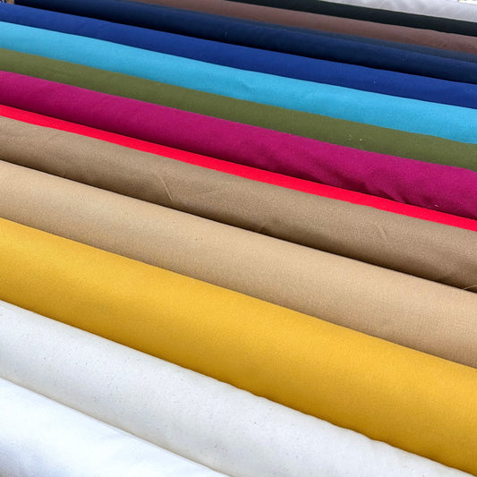 Japan | solid 純色 | cotton canvas no.11 11號帆布 - 15colors