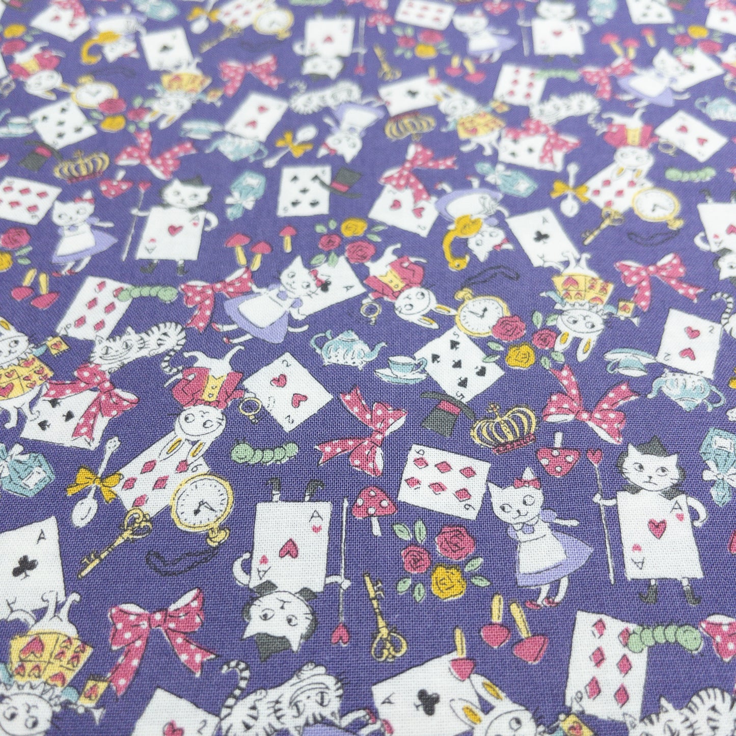Japan | Alice cat 愛麗絲貓貓 | cotton printed oxford