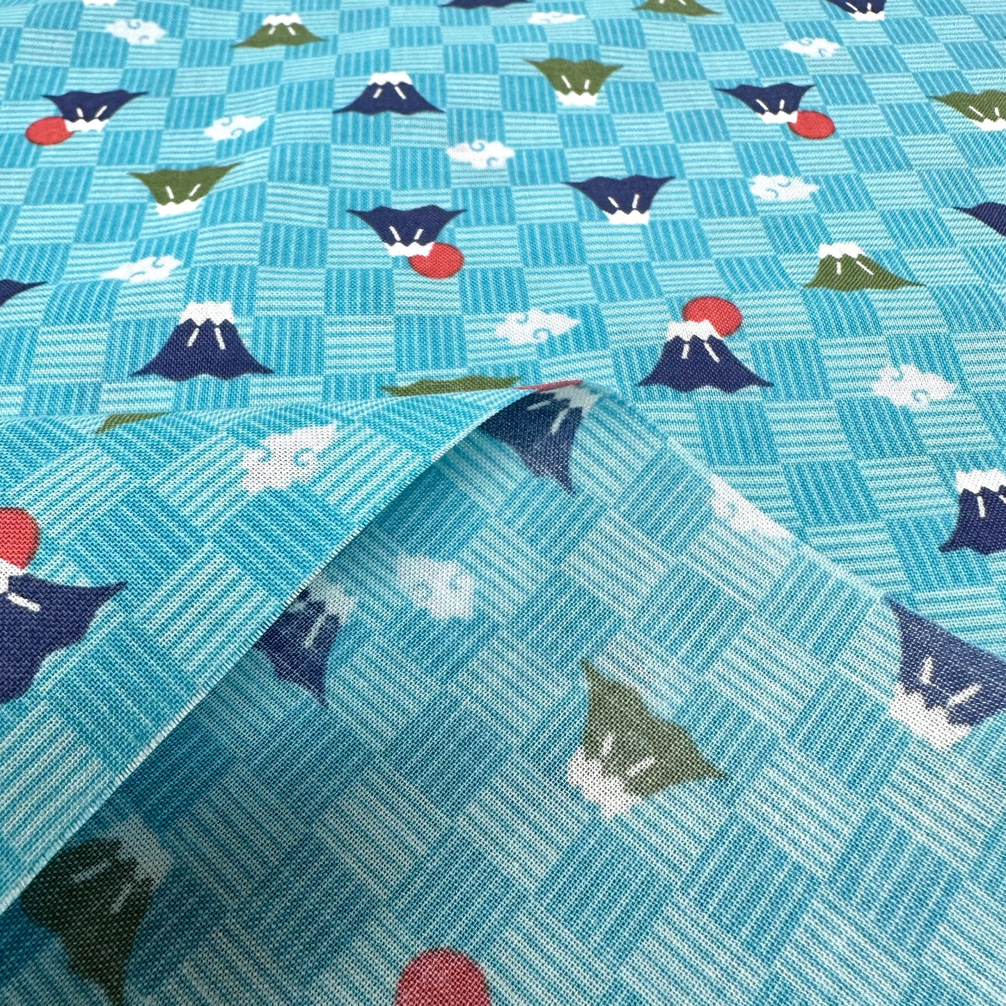 Japan | fujisan 藍綠富士山 | cotton 純棉