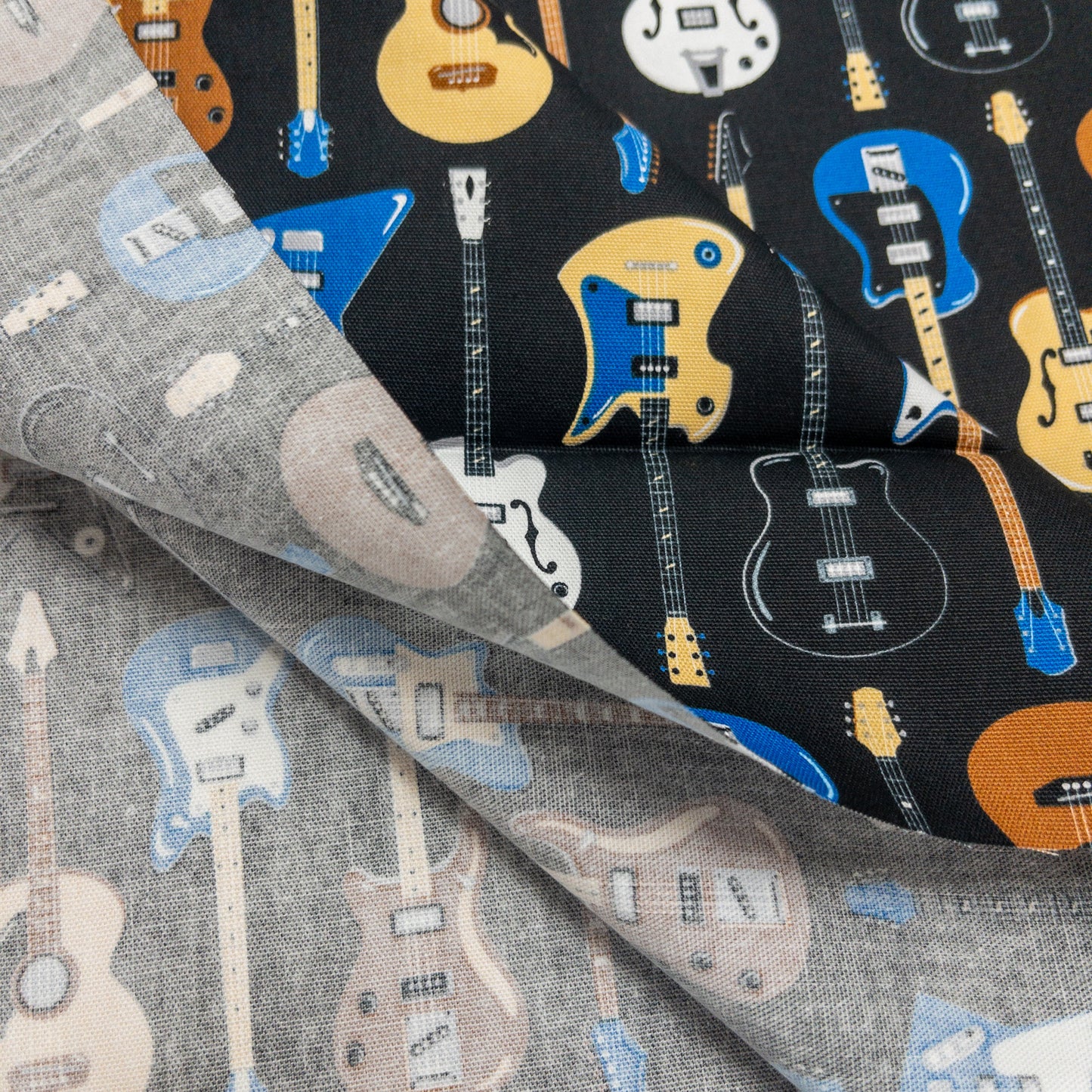 Japan | guitar 結他 | cotton printed oxford 純棉