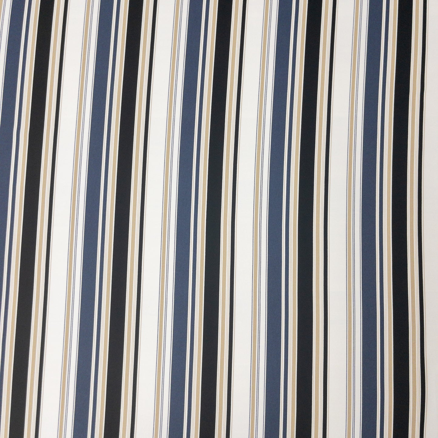 Japan | stripes 間條 | polyester cotton white dyed twill 雙面輕微彈性斜紋布