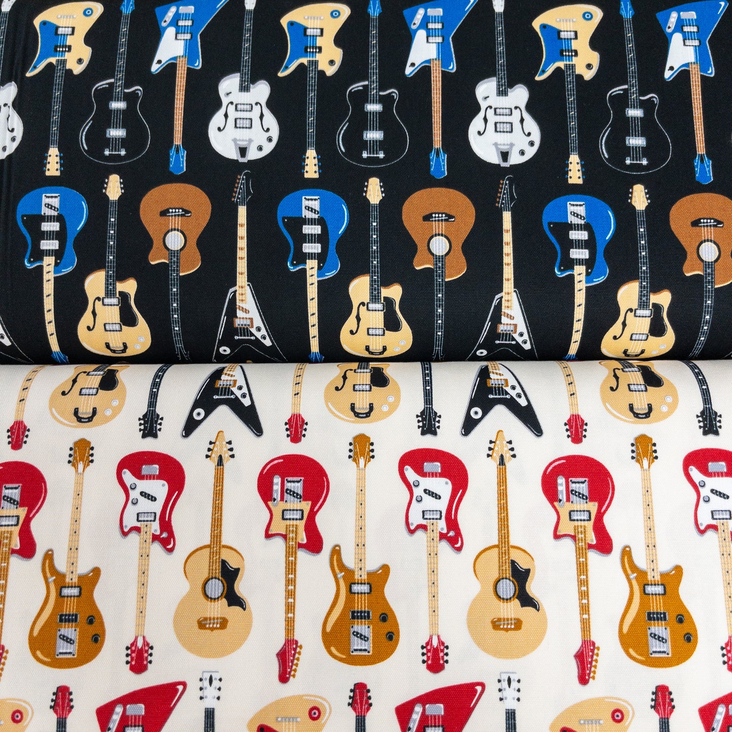Japan | guitar 結他 | cotton printed oxford 純棉