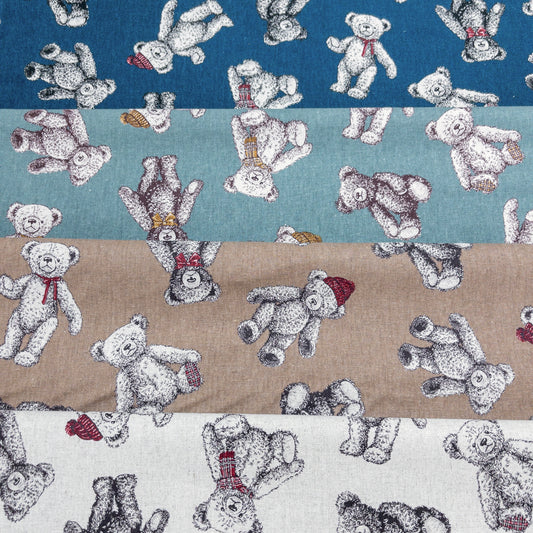 Japan | teddy bear 啤啤熊 | cotton linen 棉麻