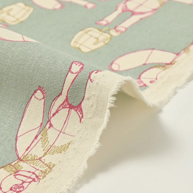 +HAyU fabric | HAyU BEAR | cotton linen printed canvas