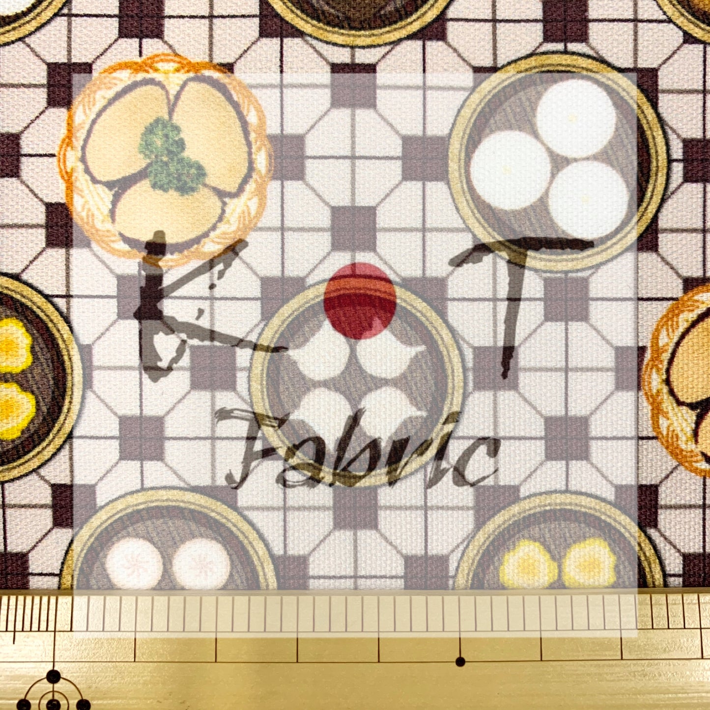 【K‧T FABRIC】懷舊點心 dimsum waterproof fabric 防水布
