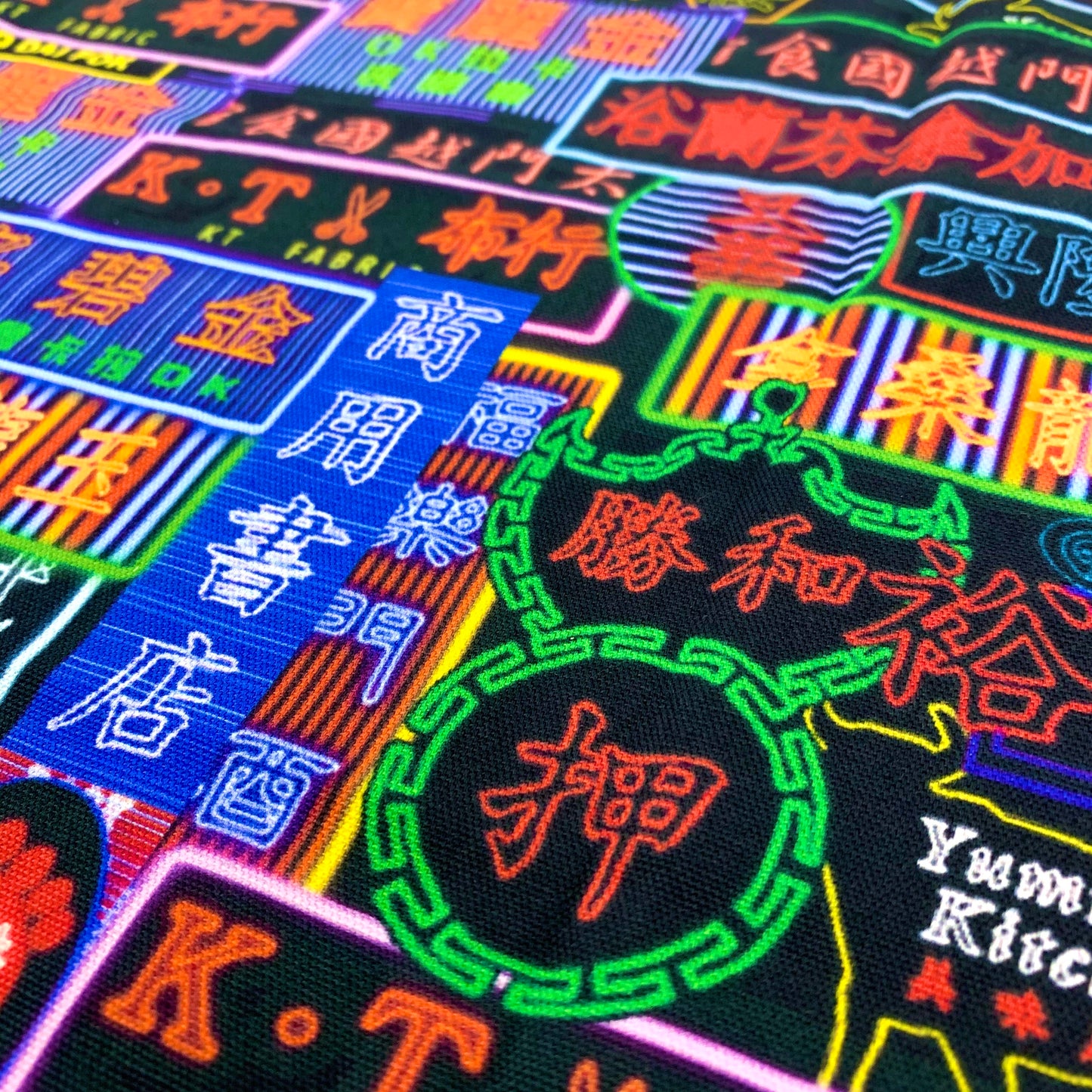 【K‧T FABRIC】霓虹燈 neon signs waterproof fabric 防水布
