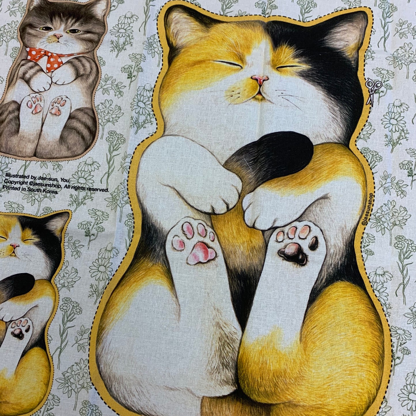 Unclecat 貓叔叔 | TWO CATS Volume.3 | cotton linen 棉麻