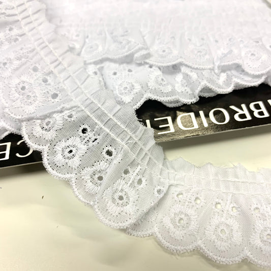 lace 蕾絲花邊 | 倒轉花朵刺繡蕾絲花邊 No.5092