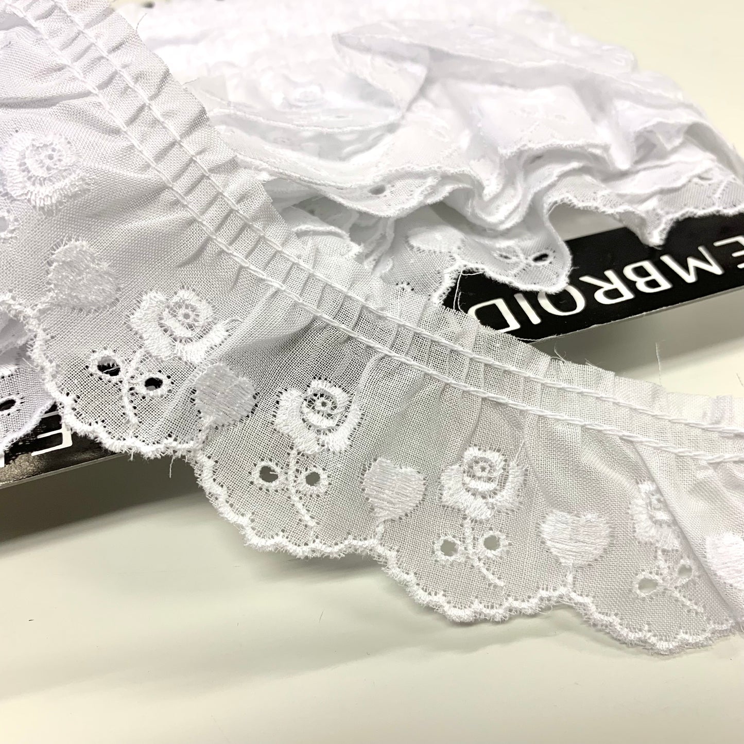 lace 蕾絲花邊 | 玫瑰花束刺繡蕾絲花邊 No.5076