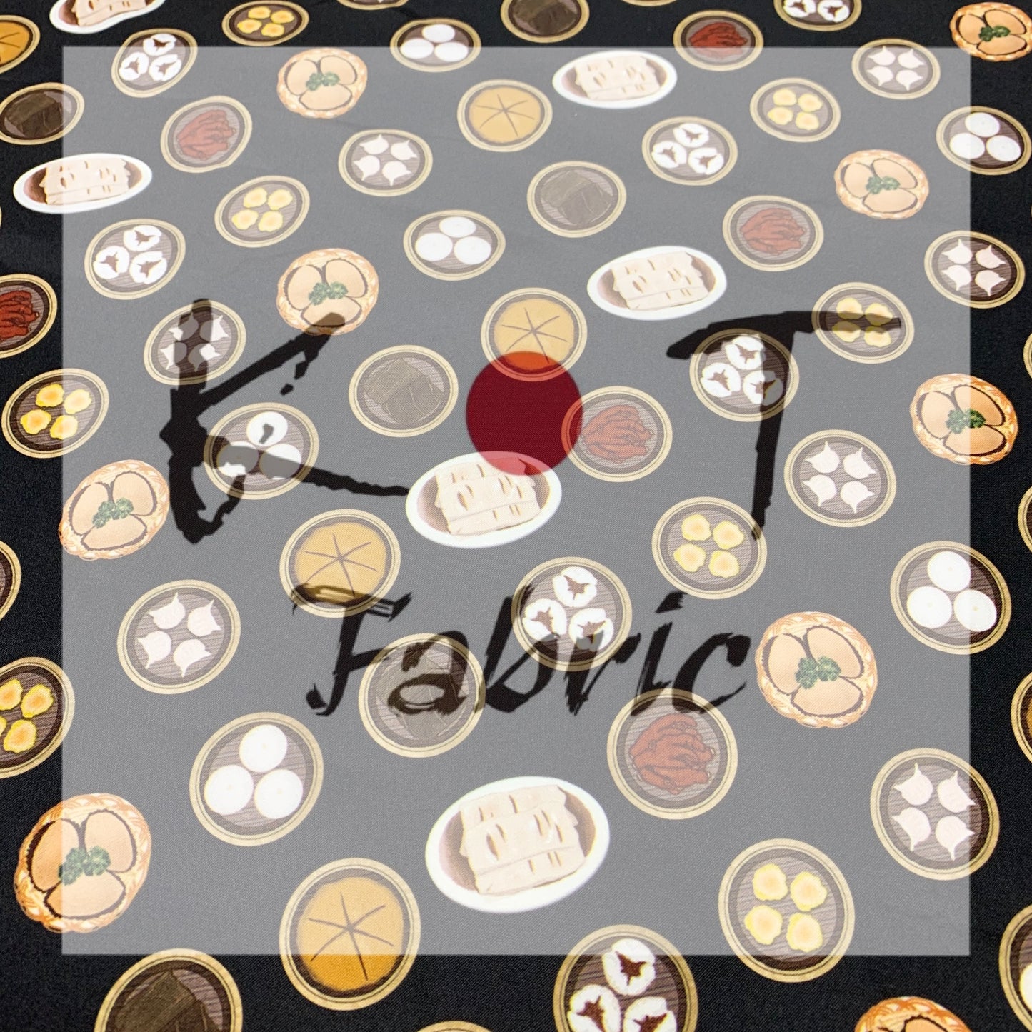 【K‧T FABRIC】懷舊點心 dimsum waterproof fabric 防水布