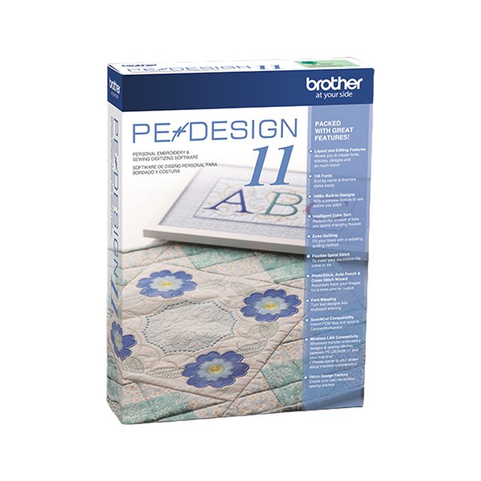 Brother PE Design 11 刺繡軟件 (最新)