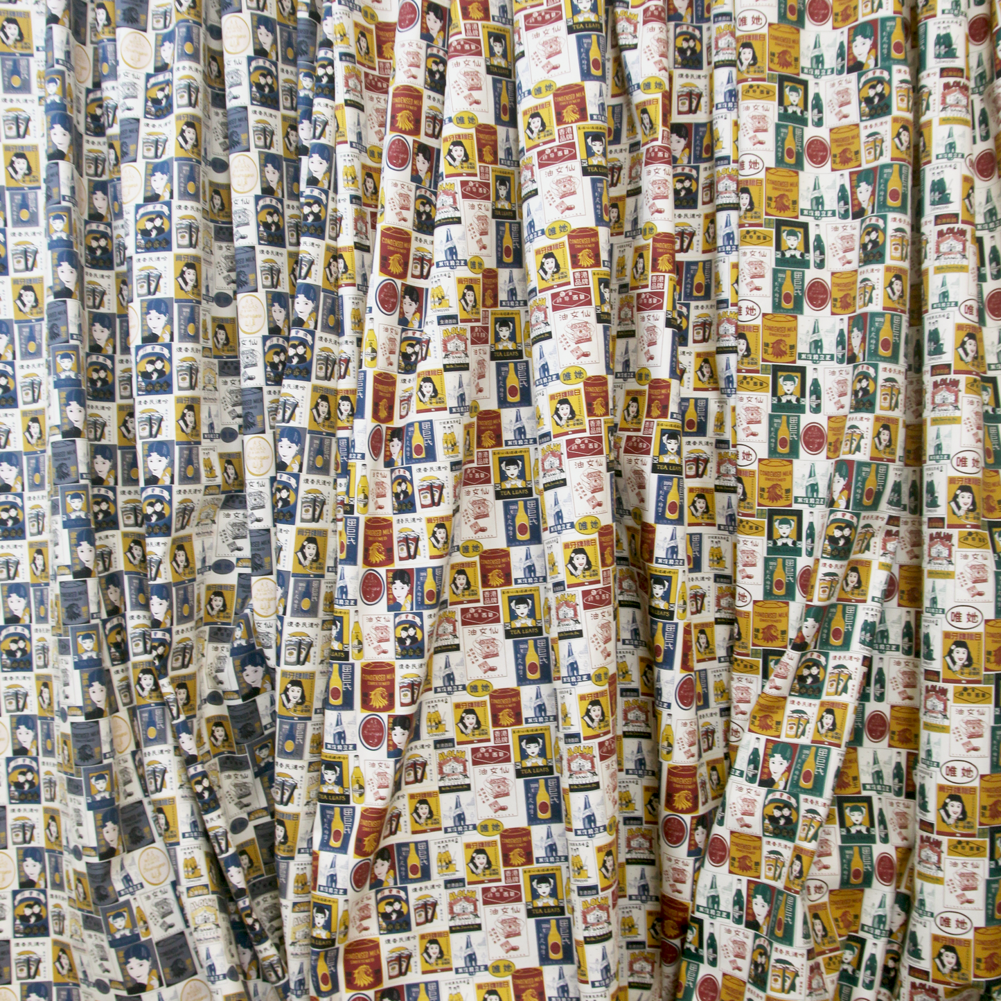 【K‧T FABRIC】懷舊海報 Nostalgic poster cotton printed canvas 純棉帆布
