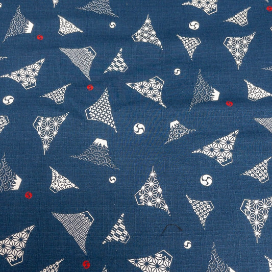 Japan | japanese pattern fujisan monut fuji 和風圖案富士山 | cotton poplin 竹節棉