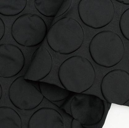 Japan | solid 純色 | Round polka dot nylon water-repellent 圓形波點凹凸坑紋 薄尼龍防潑水布