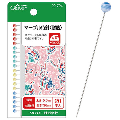 Clover heat resistant marble marking pins 耐熱大理石大頭針