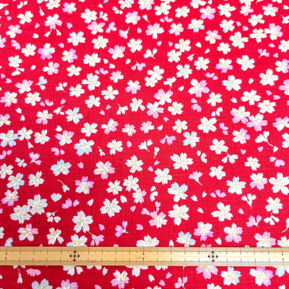 Japan | japanese bronzing sakura 和風燙金櫻花花海 | cotton printed poplin 竹節純棉