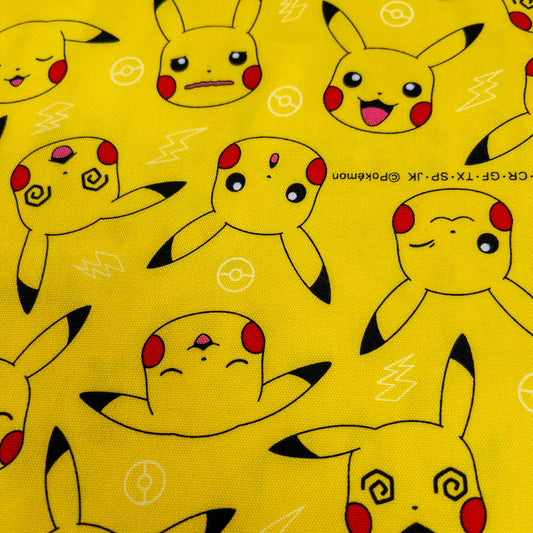 Japan | Pikachu 比卡超 | cotton printed oxford 純棉