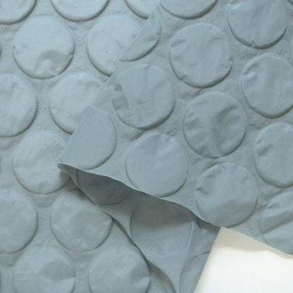 Japan | solid 純色 | Round polka dot nylon water-repellent 圓形波點凹凸坑紋 薄尼龍防潑水布