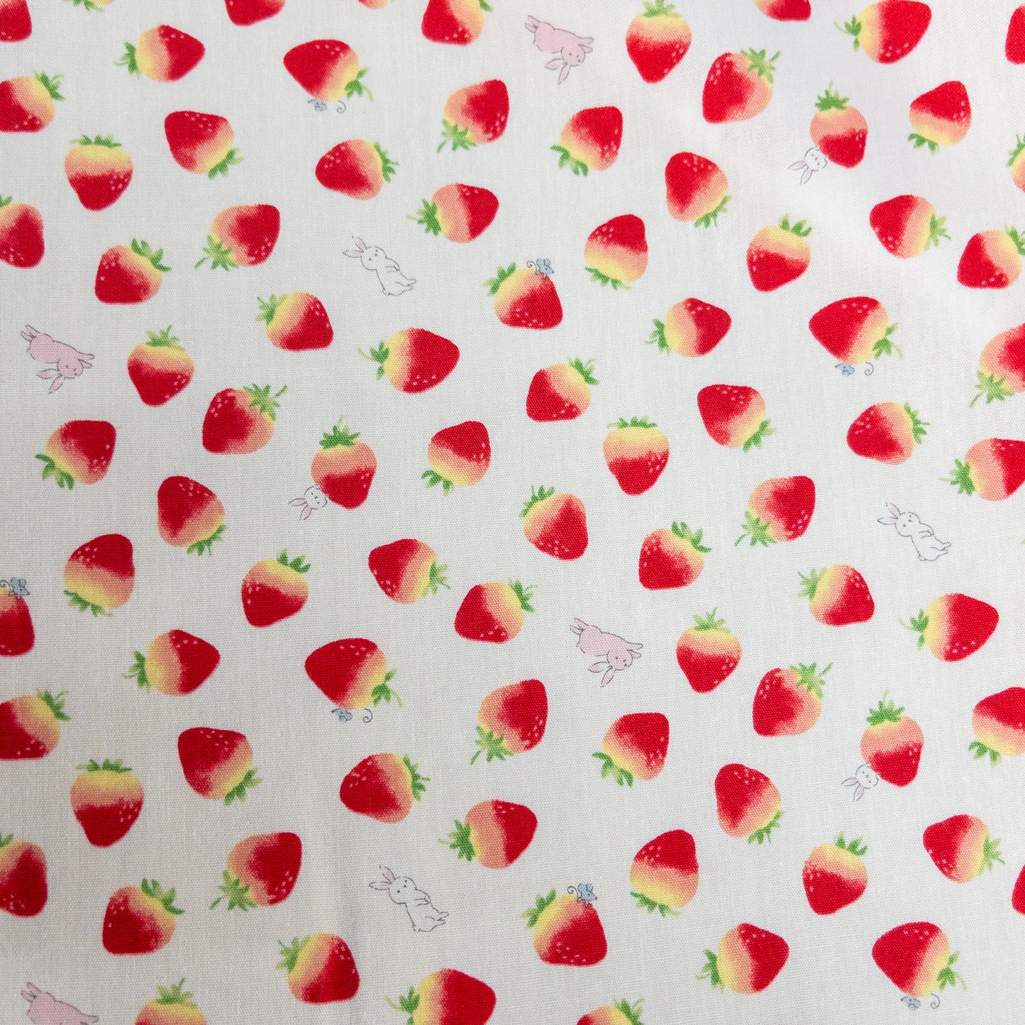 Japan | strawberry rabbit 士多啤梨白兔 | cotton printed poplin 純棉