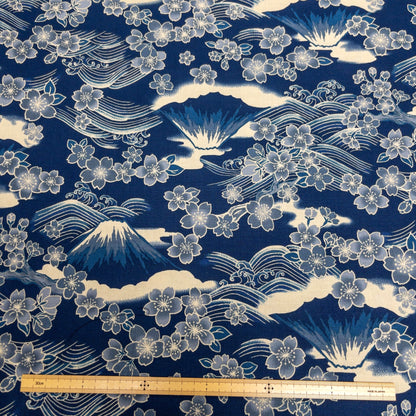 Quilt Gate | fujisan sakura 富士山櫻花 | cotton printed sheeting 純棉