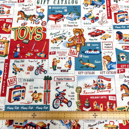 Quilt Gate | Vintage Toys 復古玩具圖案 | cotton printed shirting 純棉