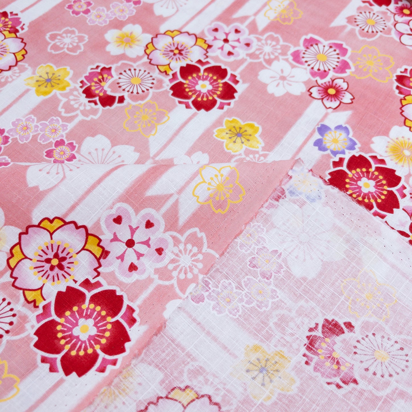 Japan | sakura 櫻花 | cotton printed dobby 竹節棉
