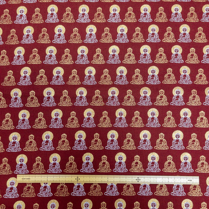 Japan | gilded buddha 燙金大佛 | cotton printed sheeting 純棉