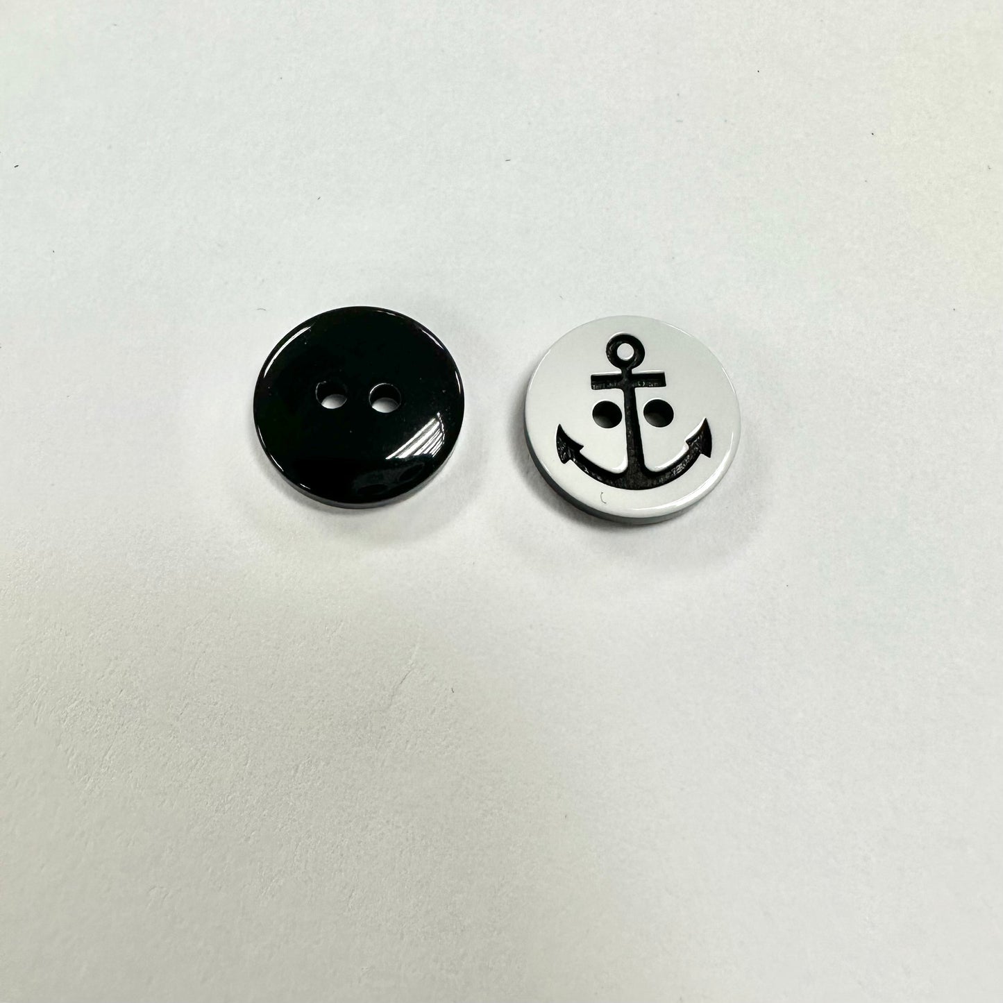 anchor buttons 13mm 12pcs 船錨鈕扣 13mm 12粒裝