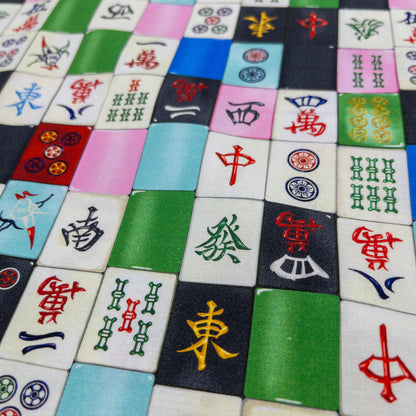 nora. | mahjong 麻雀 | cotton printed sheeting 純棉