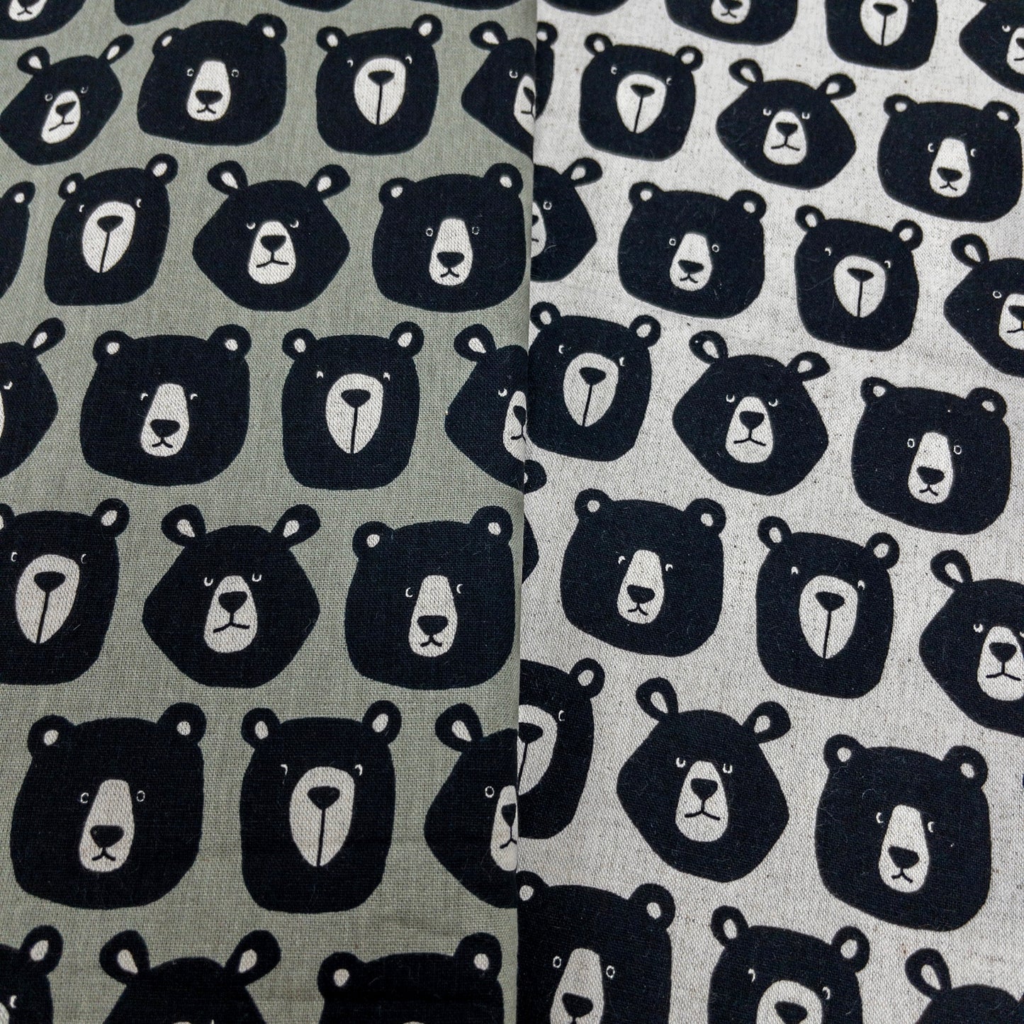 Japan | bear face 熊仔 | cotton linen 棉麻