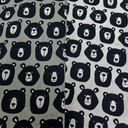 Japan | bear face 熊仔 | cotton linen 棉麻