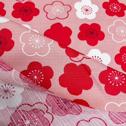 Japan | sakura 櫻花 | cotton printed shantung 竹節棉