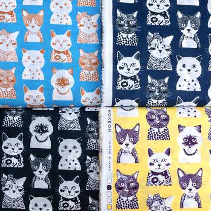 Japan | fashion cat 時裝貓貓 | cotton printed 60s 純棉