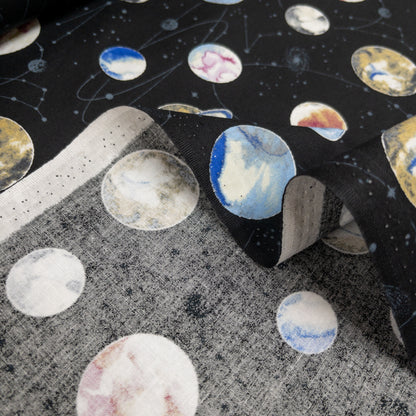 Japan | universe & planet 星球太空 | cotton printed sheeting 純棉