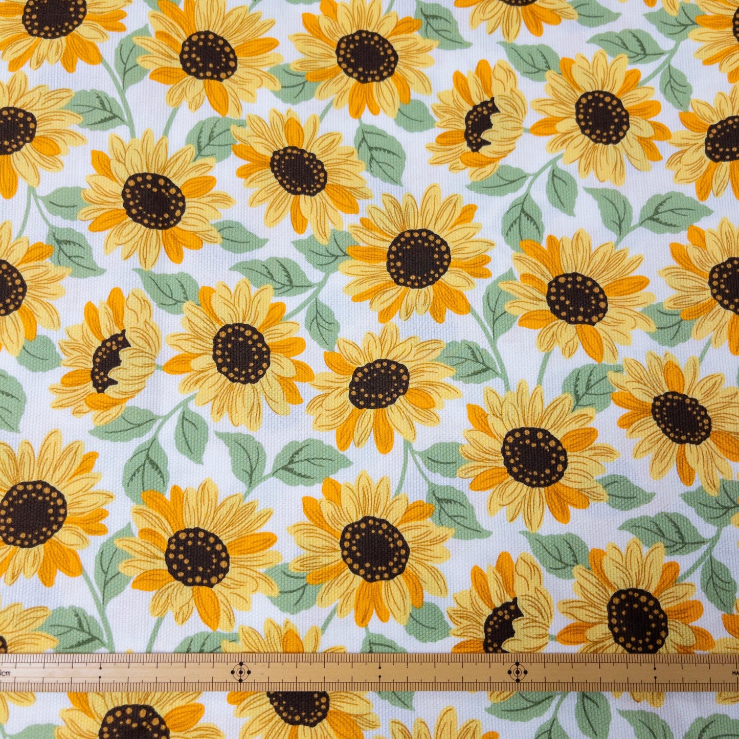 Japan | sunflower 太陽花 | cotton printed pique 珠地純棉