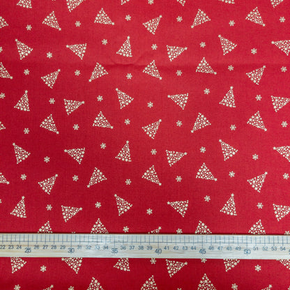 Japan | gilded christmas tree 燙金聖誕樹 | cotton printed sheeting 純棉