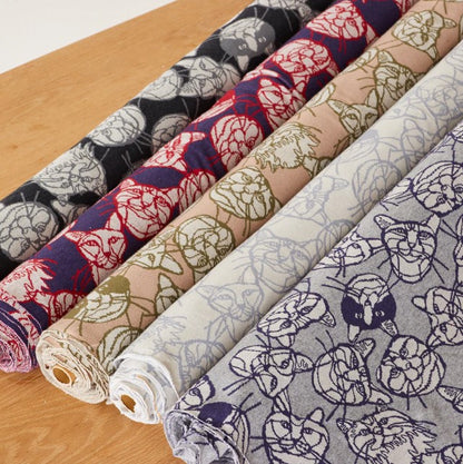 +HAyU | cat | cotton knit jacquard 純棉針織